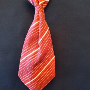 Stylish Red Dog Necktie